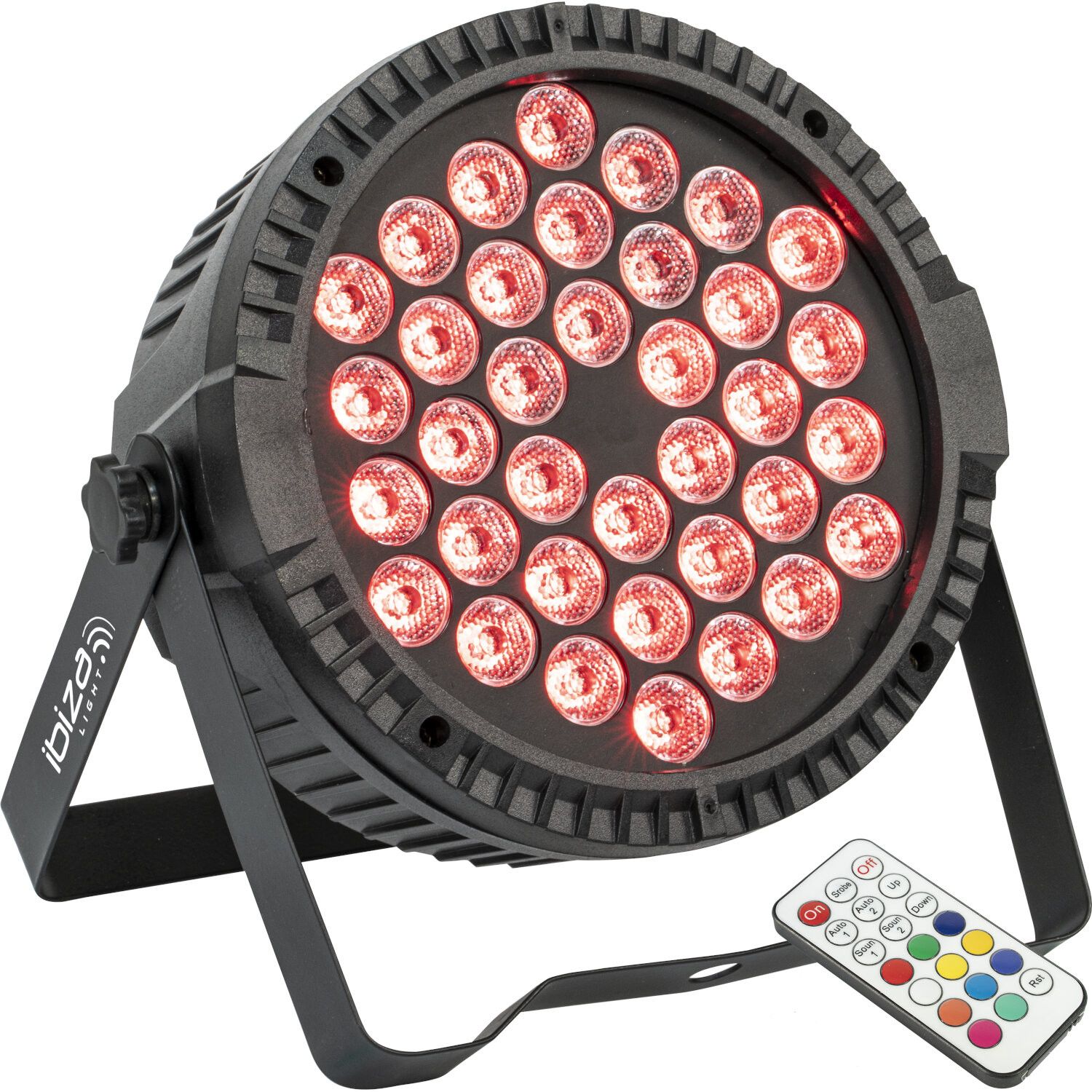 Ibiza Light THINPAR-36X1W-RGB - Ultra-Slim LED RGB Par Light 36x1W