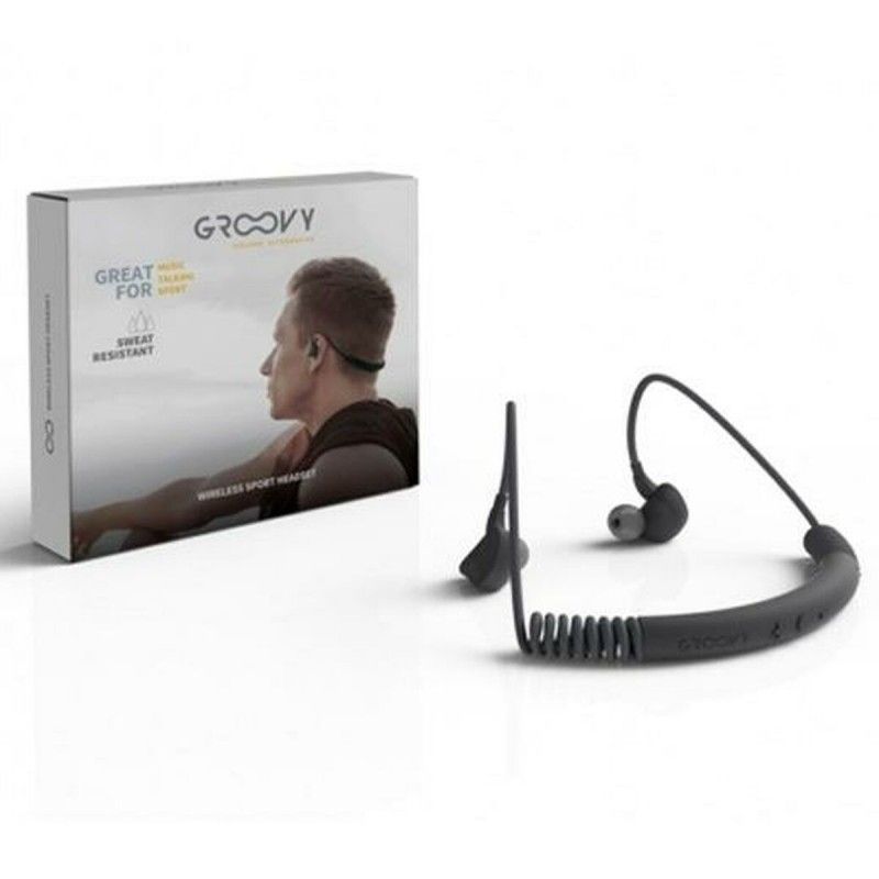 Auriculares deportivos GROOVY Gris oscuro