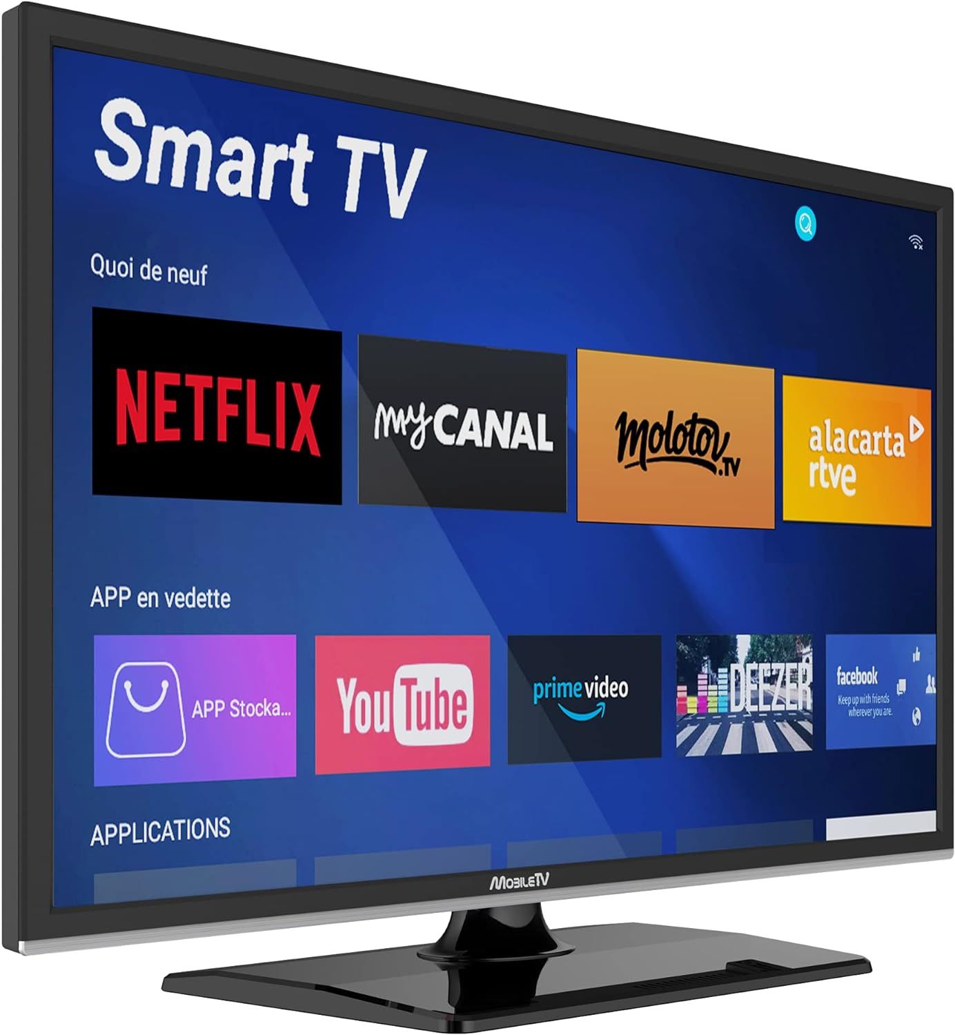 MOBILETV 22" Smart TV - For Camping Cars, Trucks and Vans