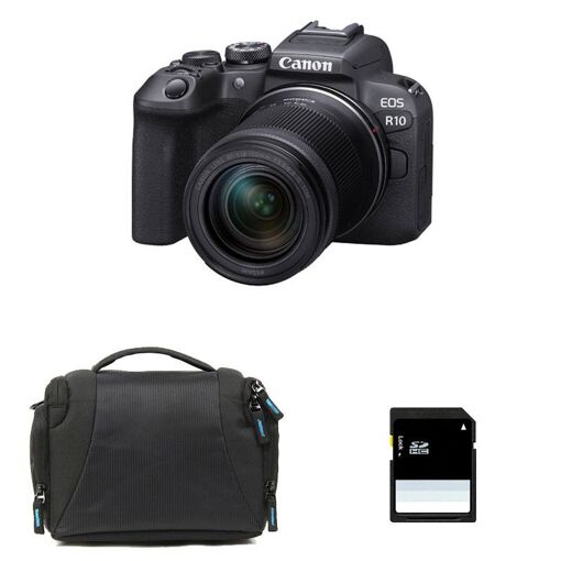 Canon EOS R10 + RF-S 18-150mm F3.5-6.3 IS STM con Garantía de 3 Años + Bolso + Tarjeta SD de 8 GB