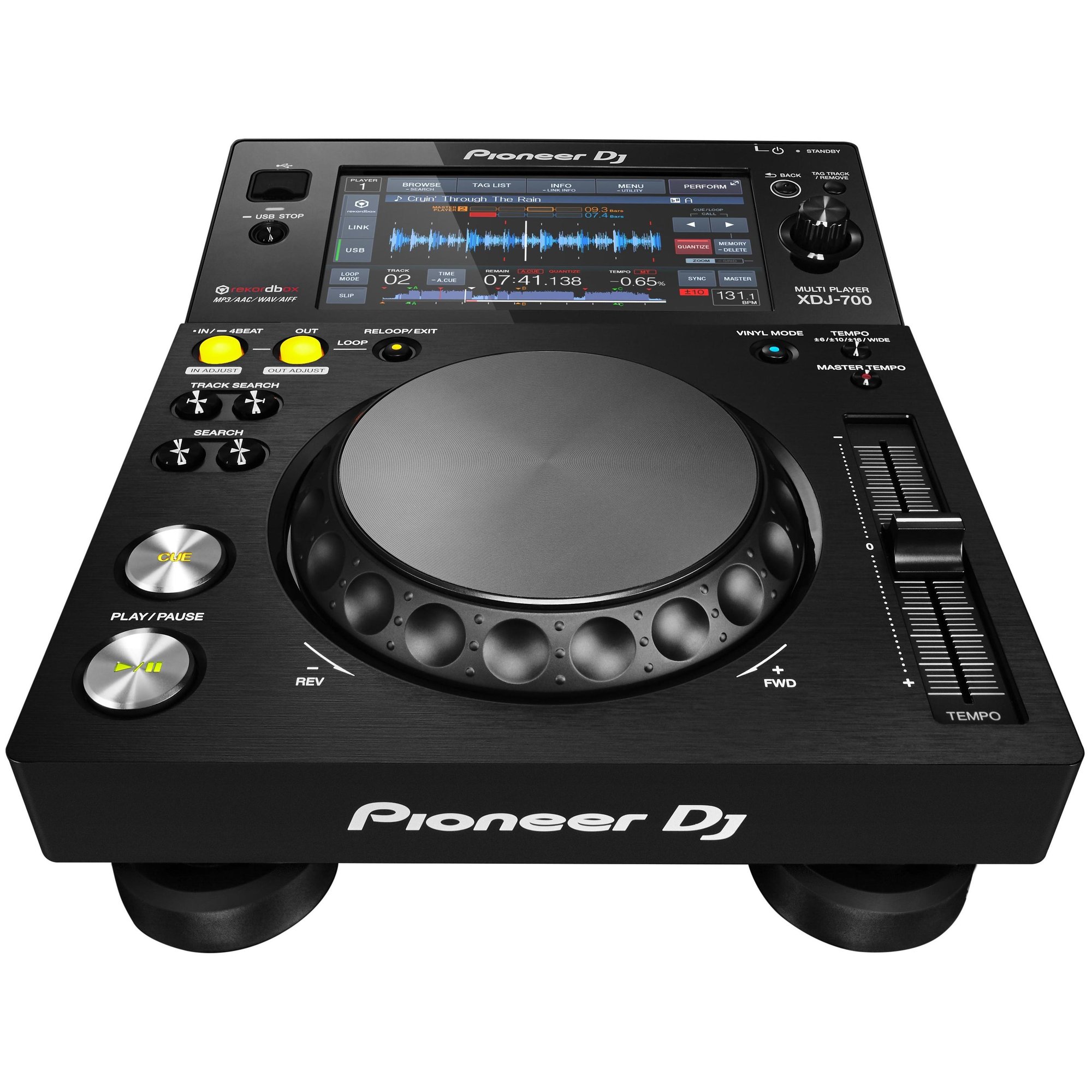 Pioneer XDJ-700 DVS Digital Vinyl Controller, Black