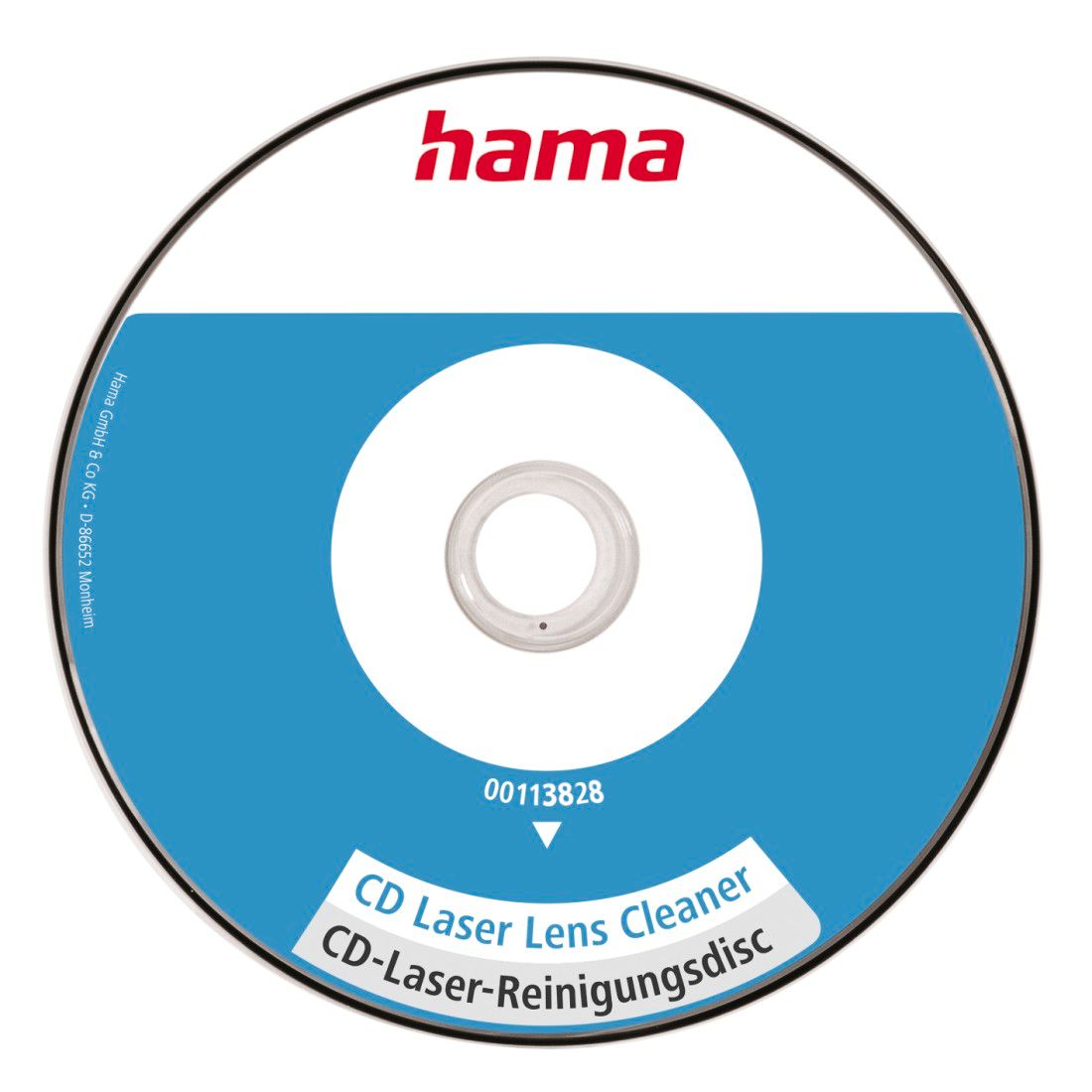 Hama Laser Cleaning Disk for CD, with Cleaning Fluid, Individual Packaging