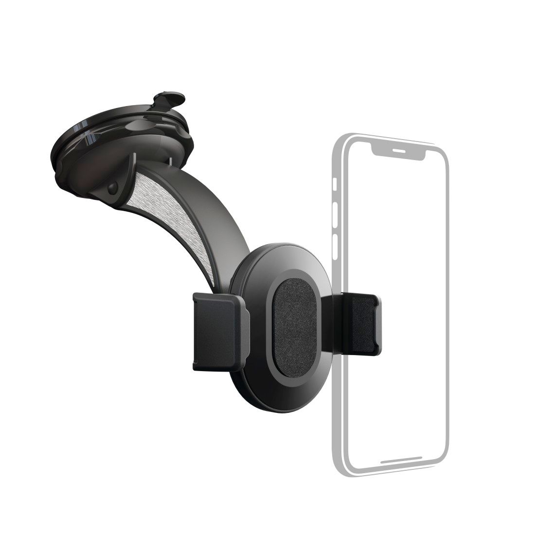 Hama Move Portable Car Phone Holder with Suction Cup and 360° Swivel