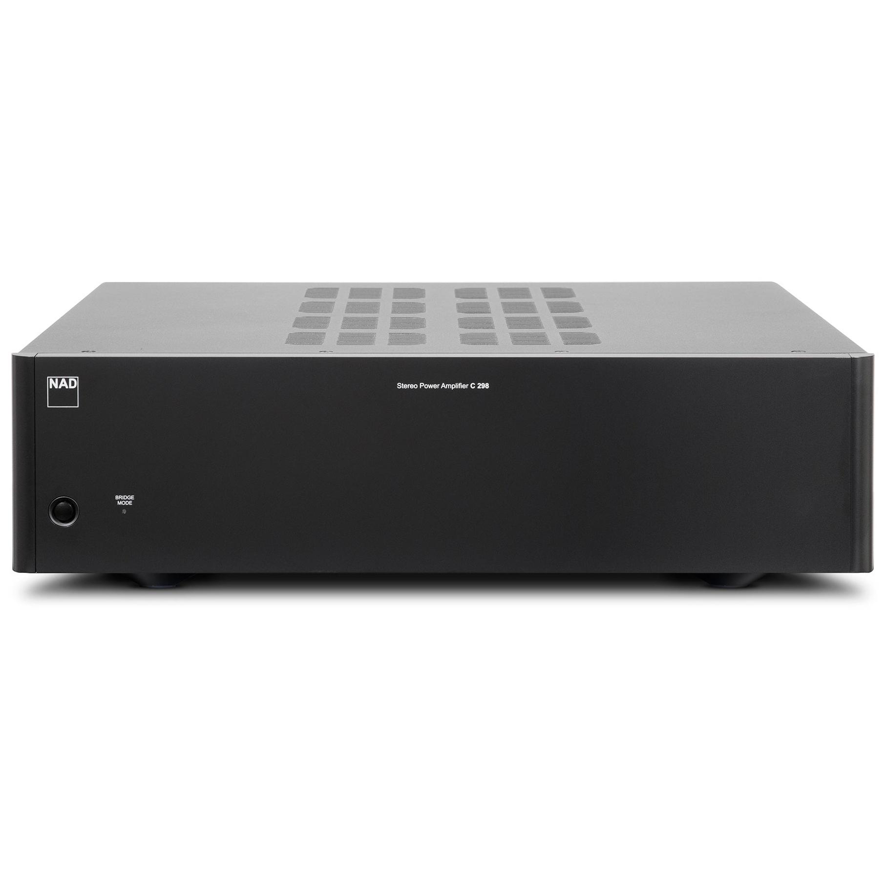 NAD C 298 Audio Amplifier, Black