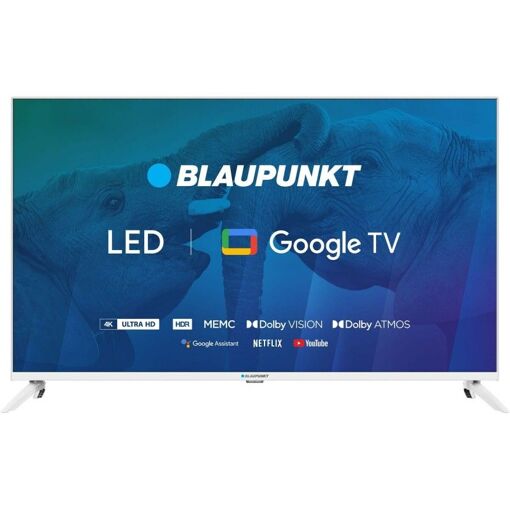 Blaupunkt 43-Inch 4K Ultra HD LED TV with GoogleTV, Dolby Atmos, and WiFi