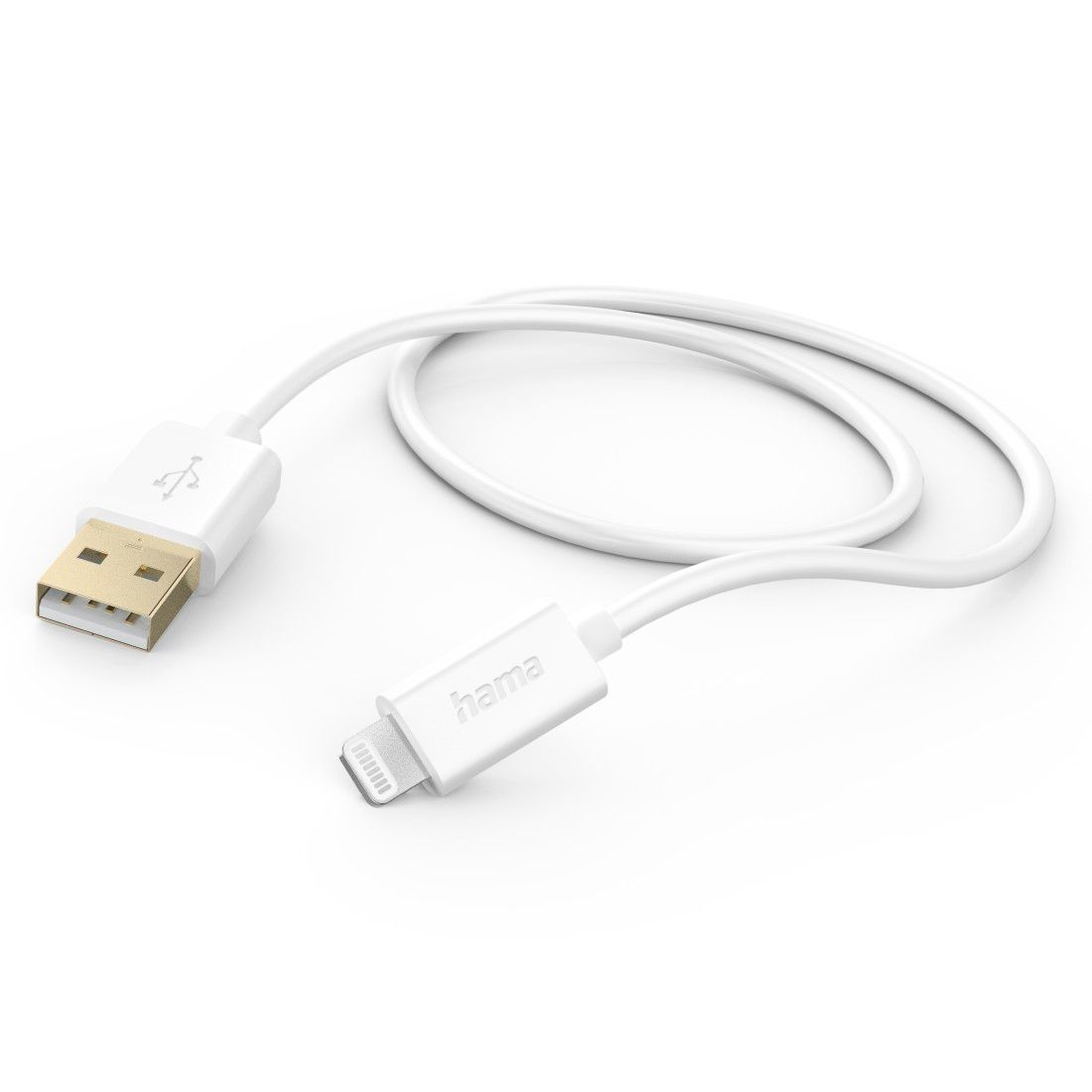 Hama USB-A to Lightning Cable, 1.5m, White