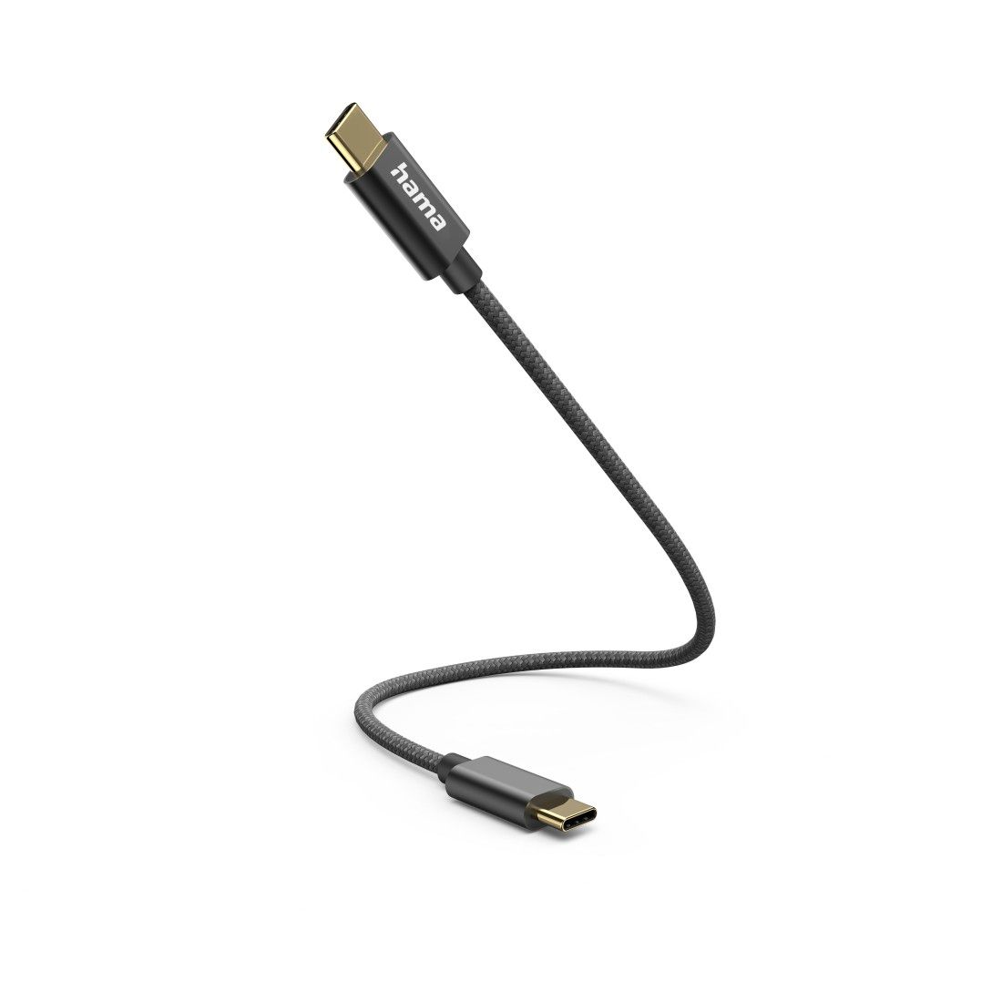 Hama USB-C to USB-C Cable, 0.2m, Black