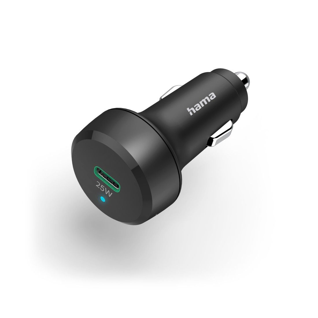 Hama Quick Charge Car Charger, USB-C, PD/Qualcomm® 25W