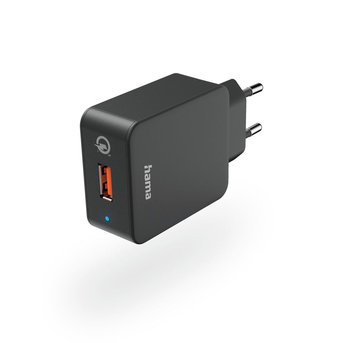 Hama Quick Charge 19.5W USB-A Charger, Black