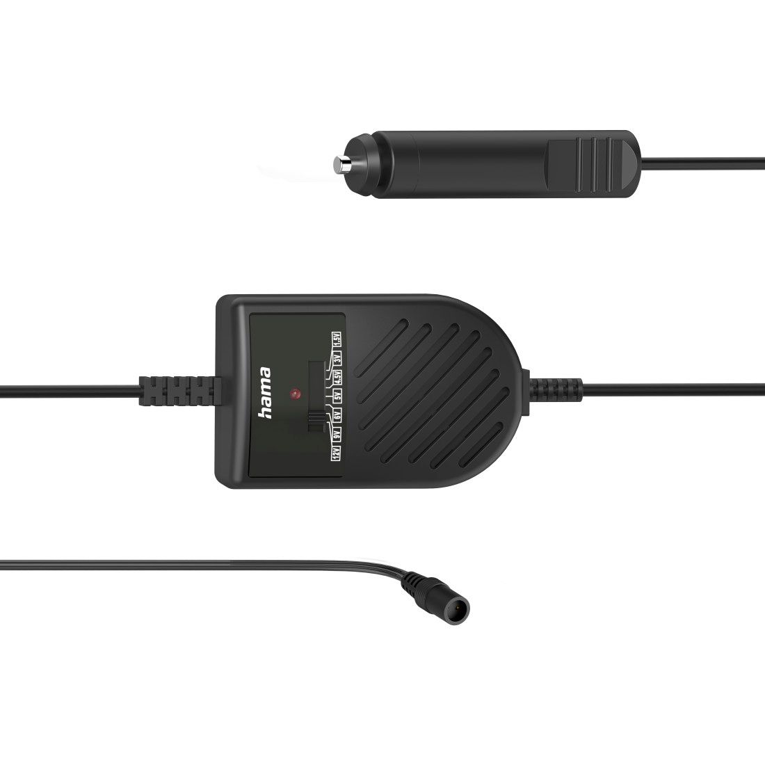 Hama Car Power Supply Block, Regulated 3000mA, 36W, Max. 12V, Stabilized, 8 Adapters