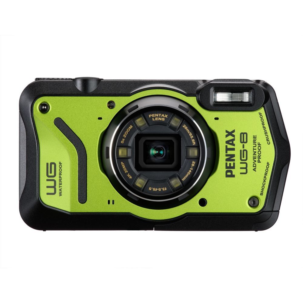 Pentax WG-8 Waterproof Camera - Green