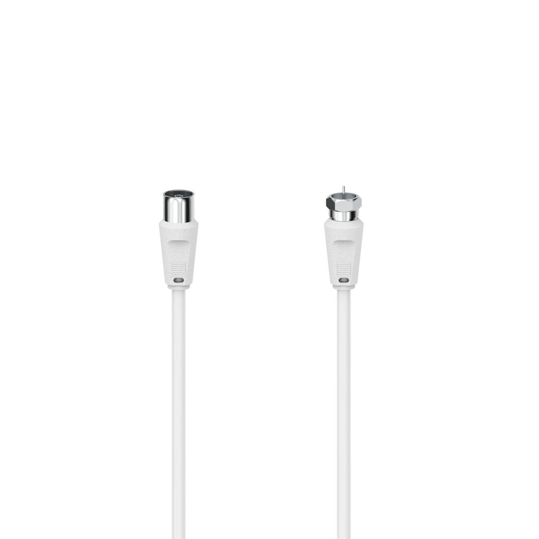 Cable de conexión SAT Hama, macho F - conector coaxial, 3 m, blindaje de 90 dB