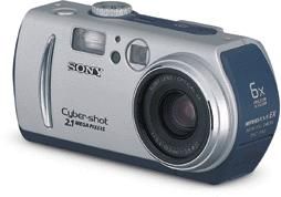 Sony CompactP50 Digital Camera - 2.1 MP - 3x Optical Zoom - Silver