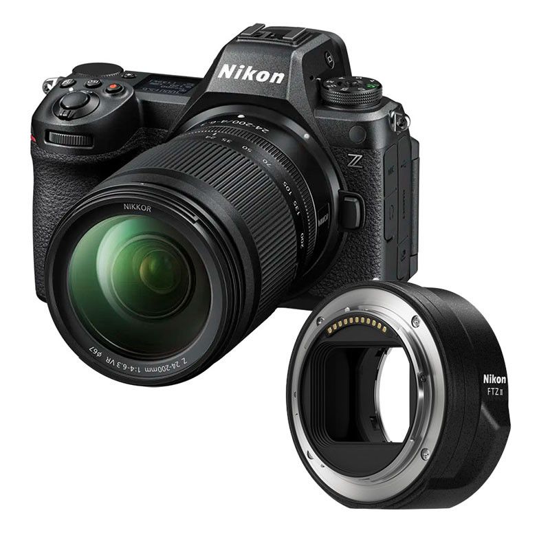 Nikon Z6 III + Z 24-200mm f/4-6.3 Lens + FTZ II Adapter (3 Year Warranty)
