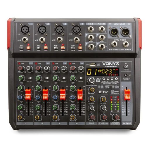 Consolle de mixage 8 canaux Vonyx