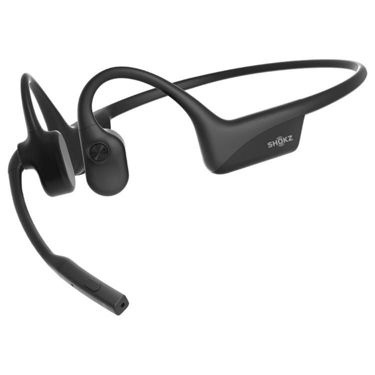 Shokz OpenComm2 UC - Casque sans fil à conduction osseuse - Version industrielle - Noir