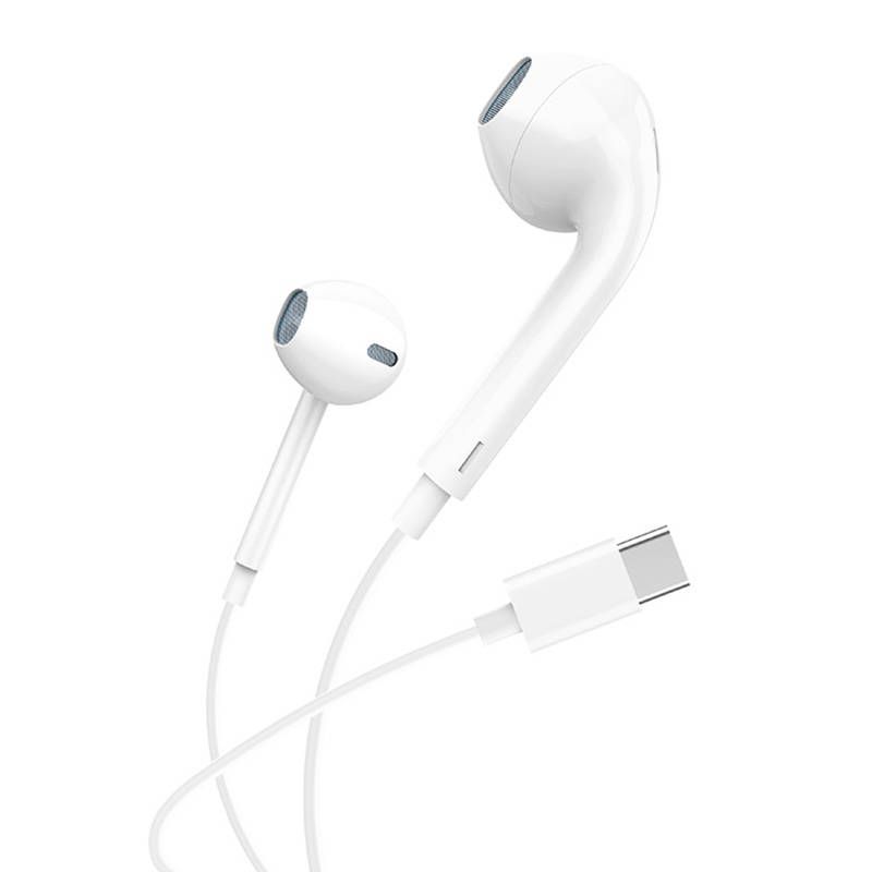 Foneng T15 Type-C Earphones (White)