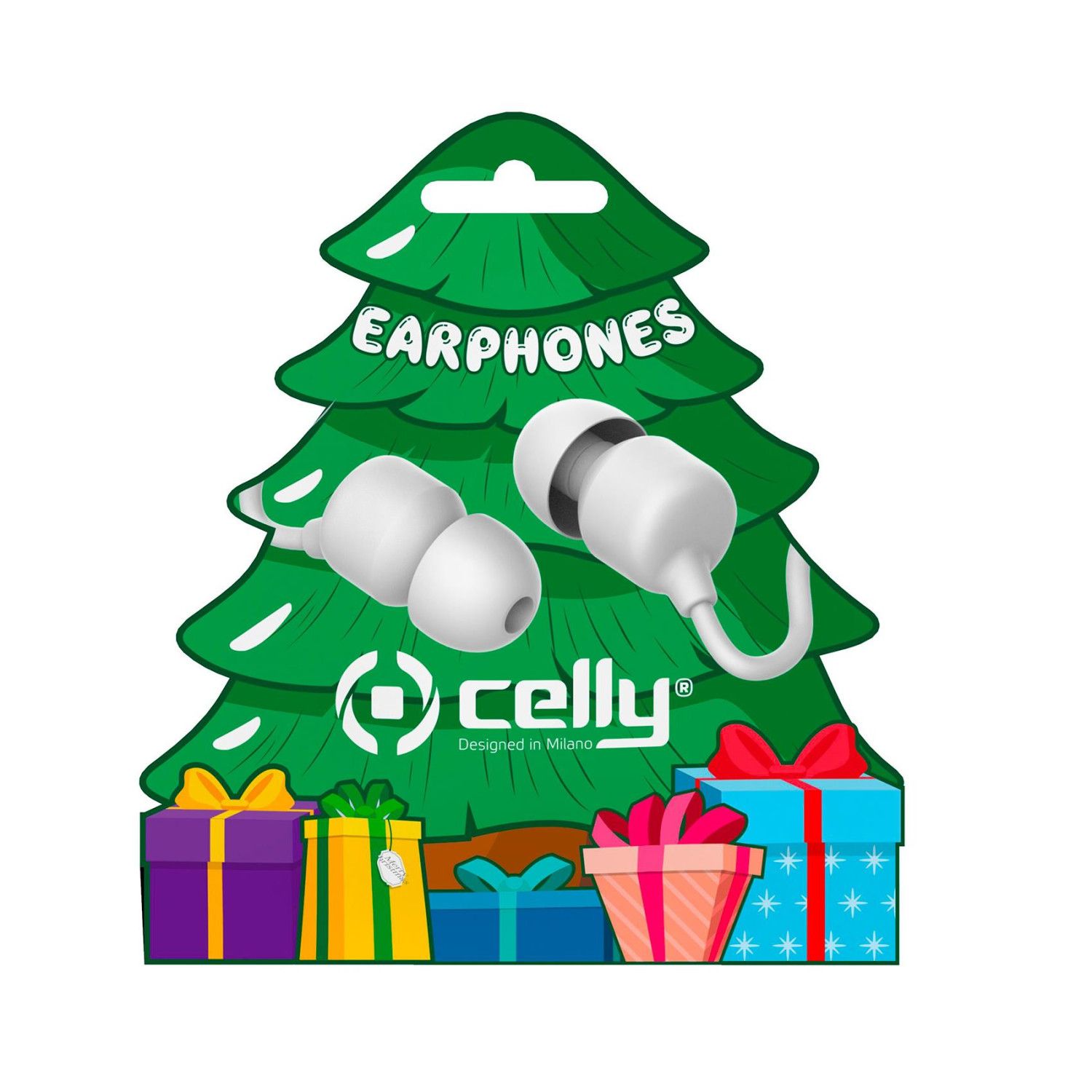 Celly XMASEARTREEWH Wired Headset