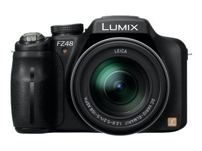 Panasonic Compact Digital Camera - 12.1MP - 24x Optical Zoom - Leica - Black