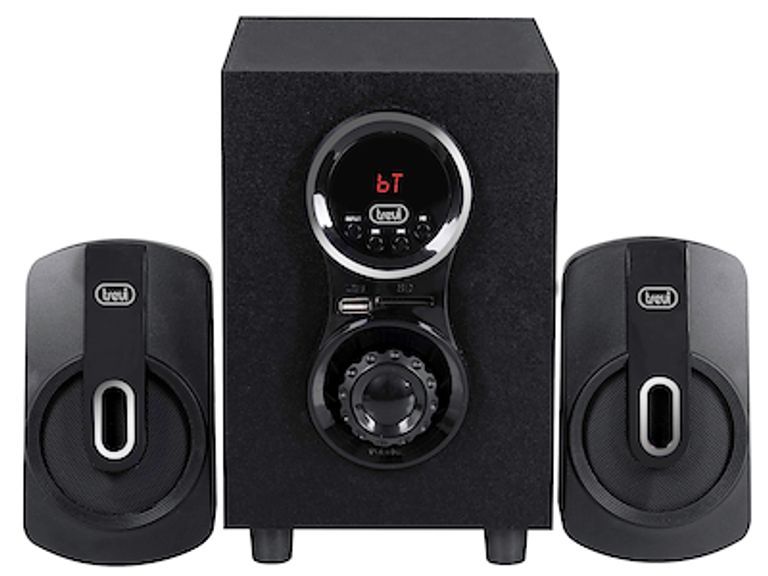 Trevi AVX 615 BT 30W 2.1 Channel Universal Black Speaker System