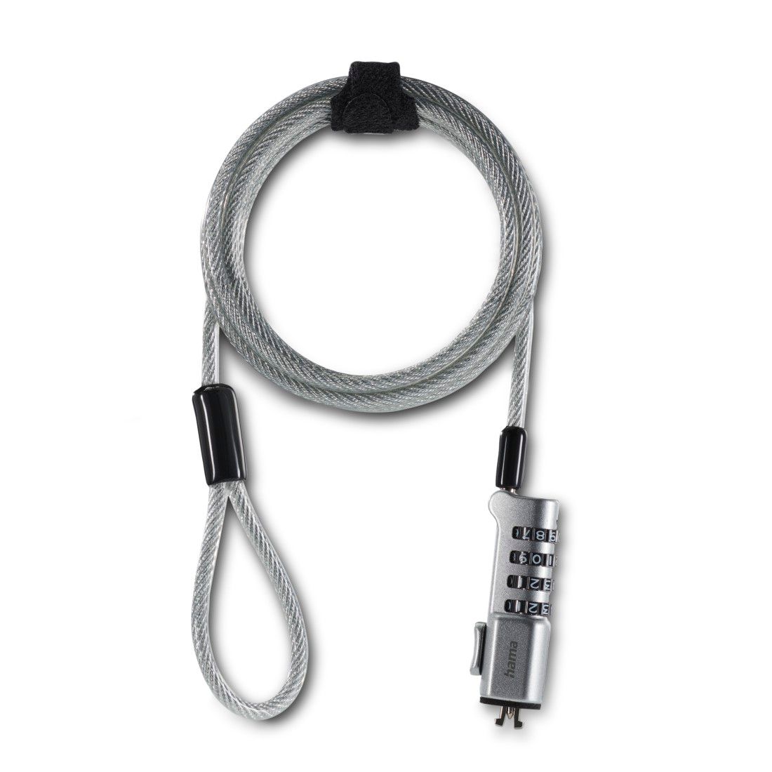Hama Nano Laptop Lock with 4-Digit Combination, Steel Cable