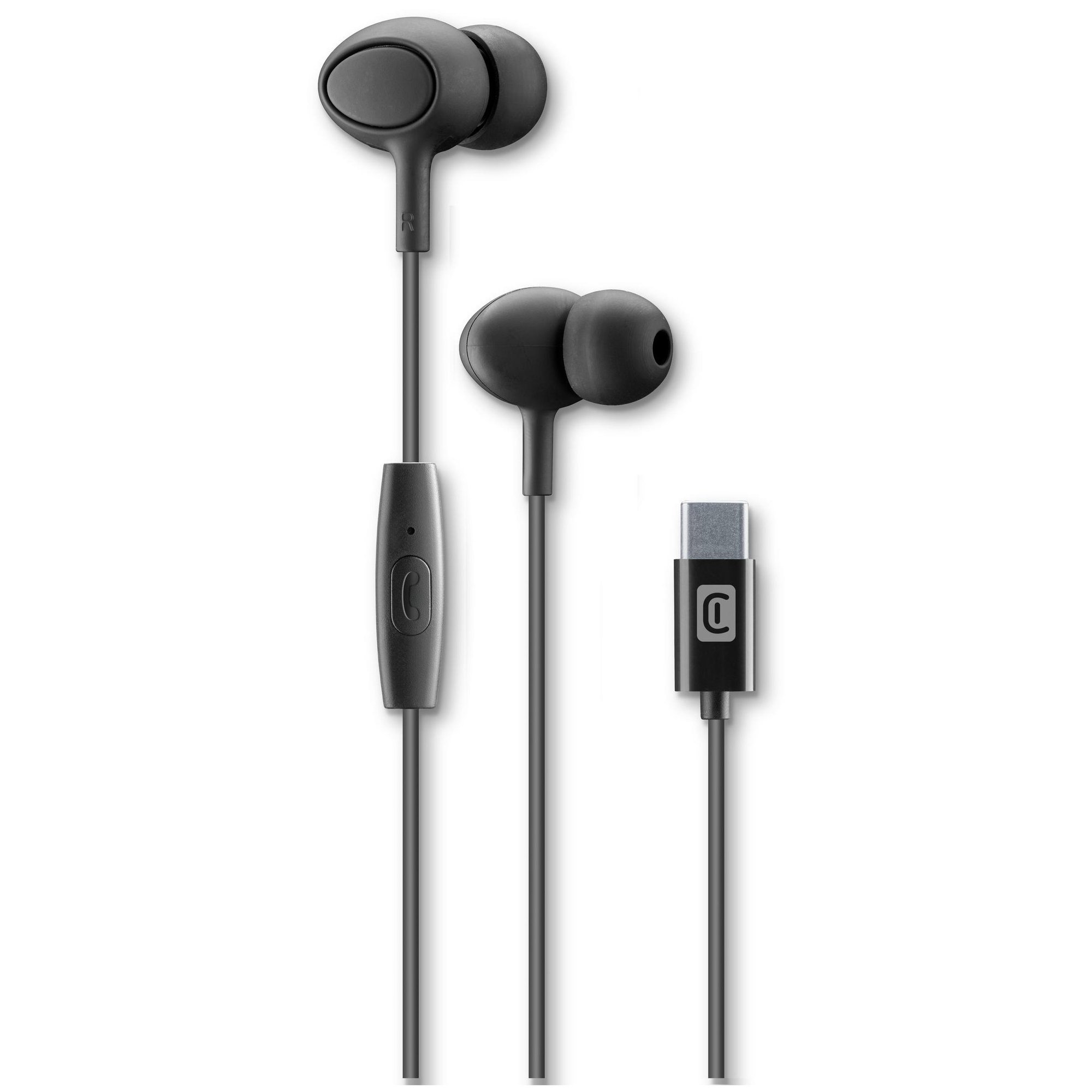 Cellularline CLOUD In-Ear Stereo Headphones with Type-C and Built-in Microphone