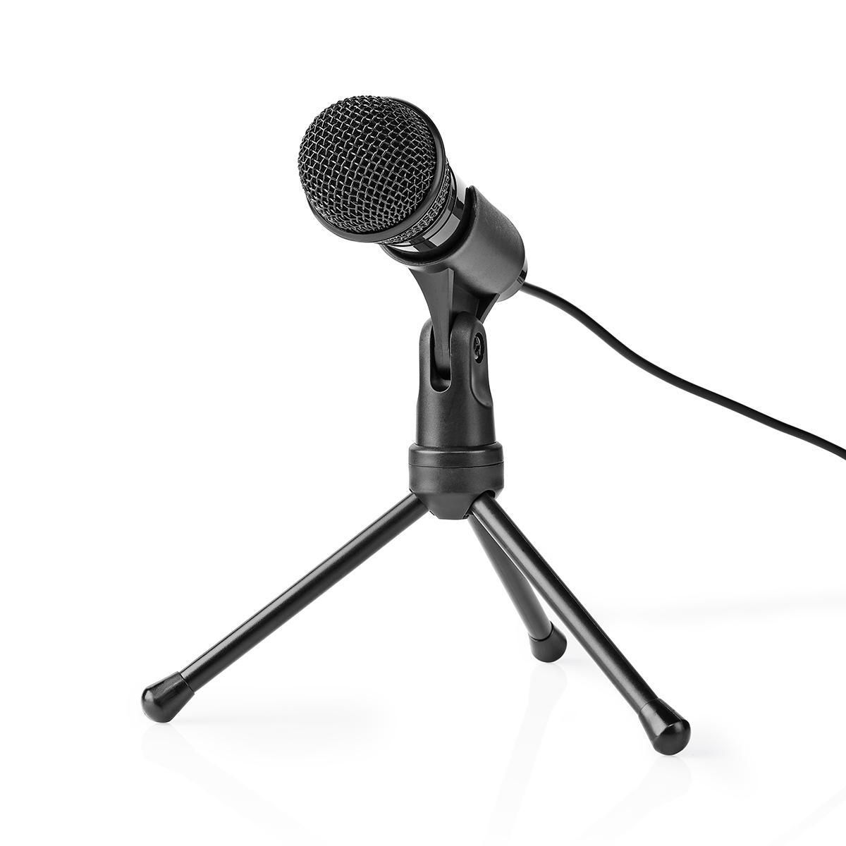 Nedis Wired Microphone with On/Off Button and Tripod 3.5mm