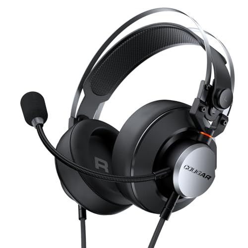 Cougar VM410 Wired Gaming Headset (Black/Silver)