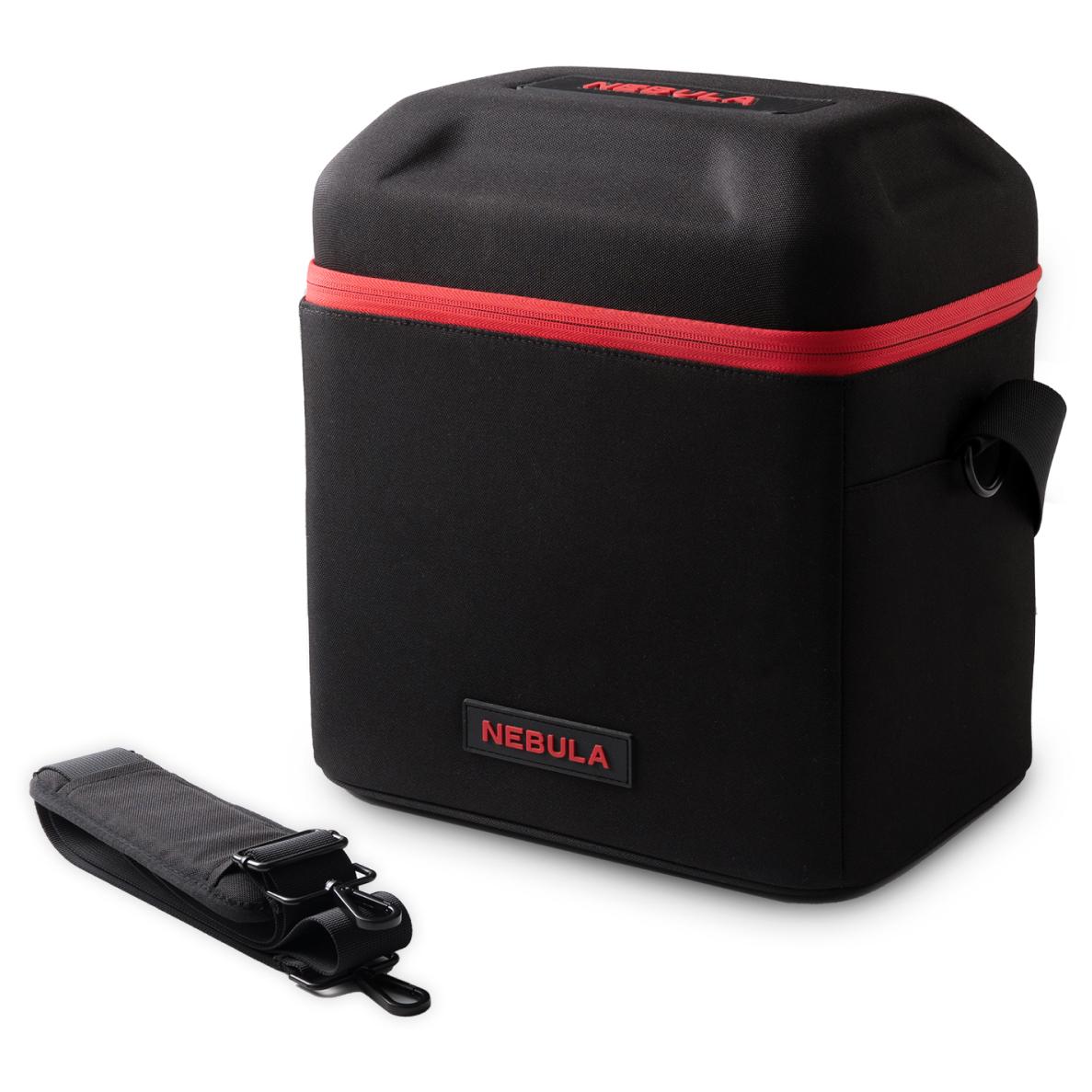Estuche para proyector Soundcore Negro y Rojo