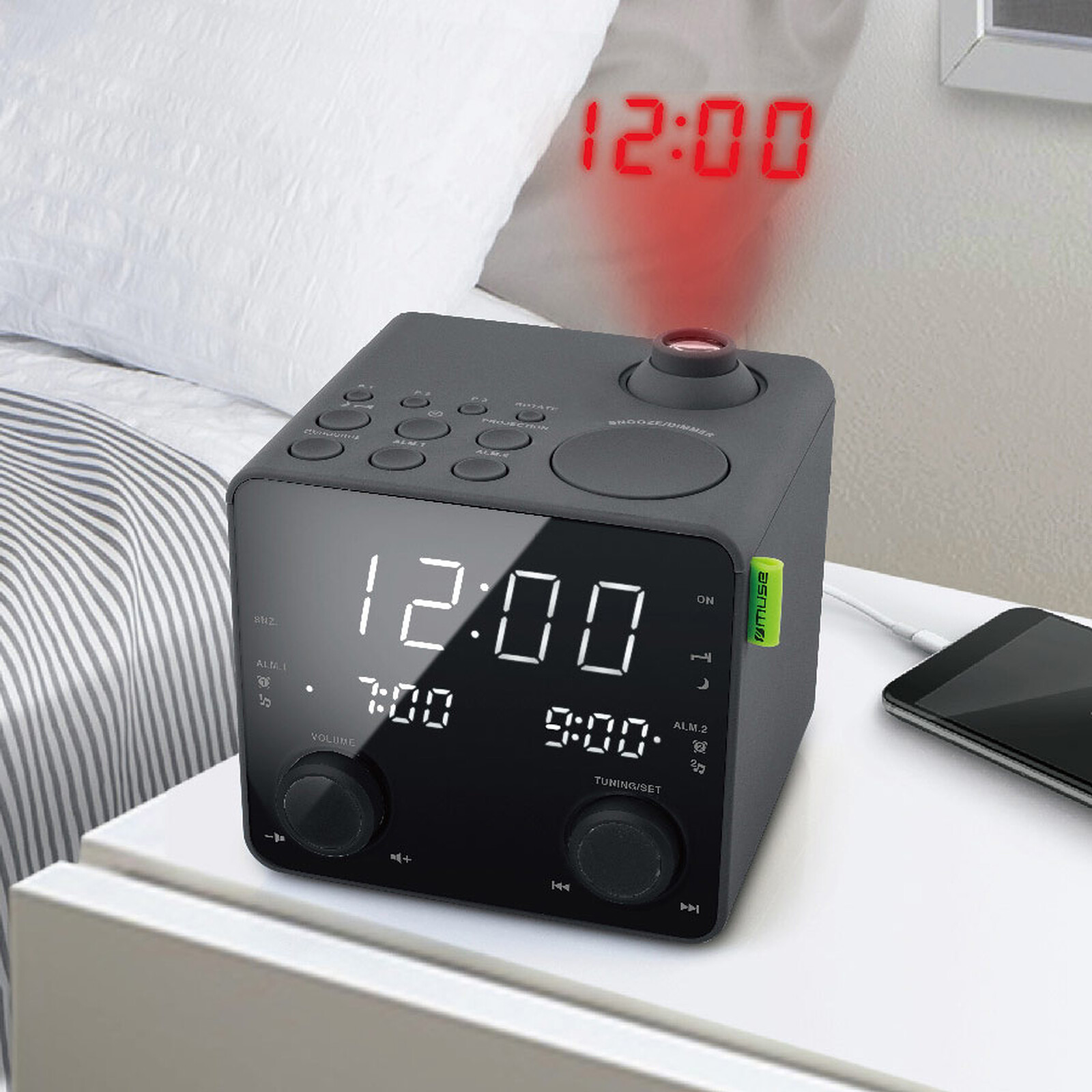 Muse M-189 P Clock Radio