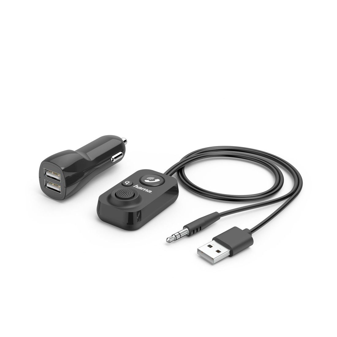 Hama Bluetooth Hands-Free Kit for Cars with AUX-In
