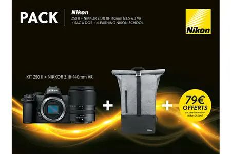 Nikon Z50II 18-140mm VR Kit with Backpack and 2 Remote Learning Courses