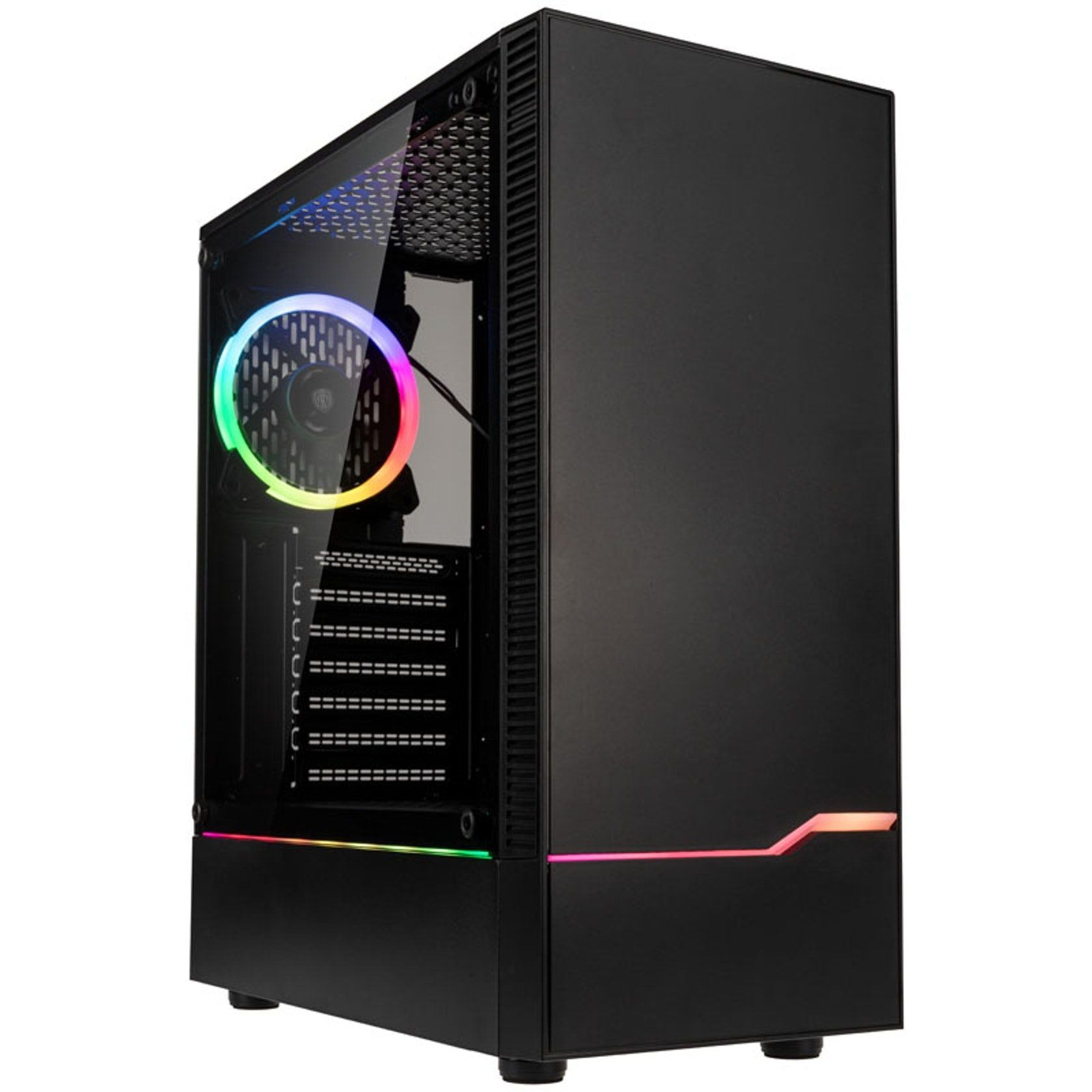 Kolink Inspire K9 ARGB Tempered Glass Case - Black