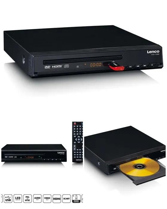 Lenco Full HD DVD/CD Player with HDMI and USB Port