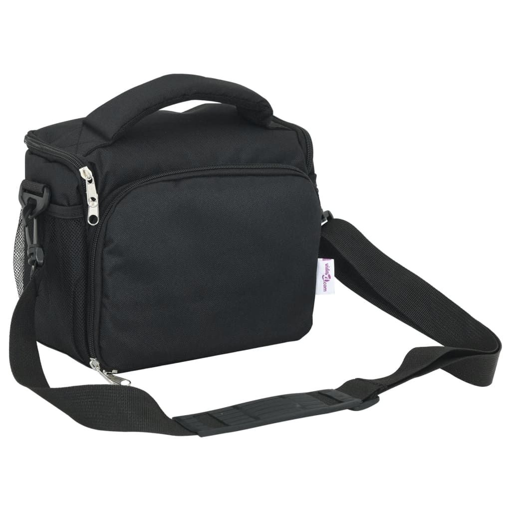 VIDAXL Camera Bag & Waterproof Case, Black Oxford Fabric