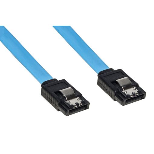 Câble interne SATA III LINK - LKCSATA50, 50 cm, Bleu