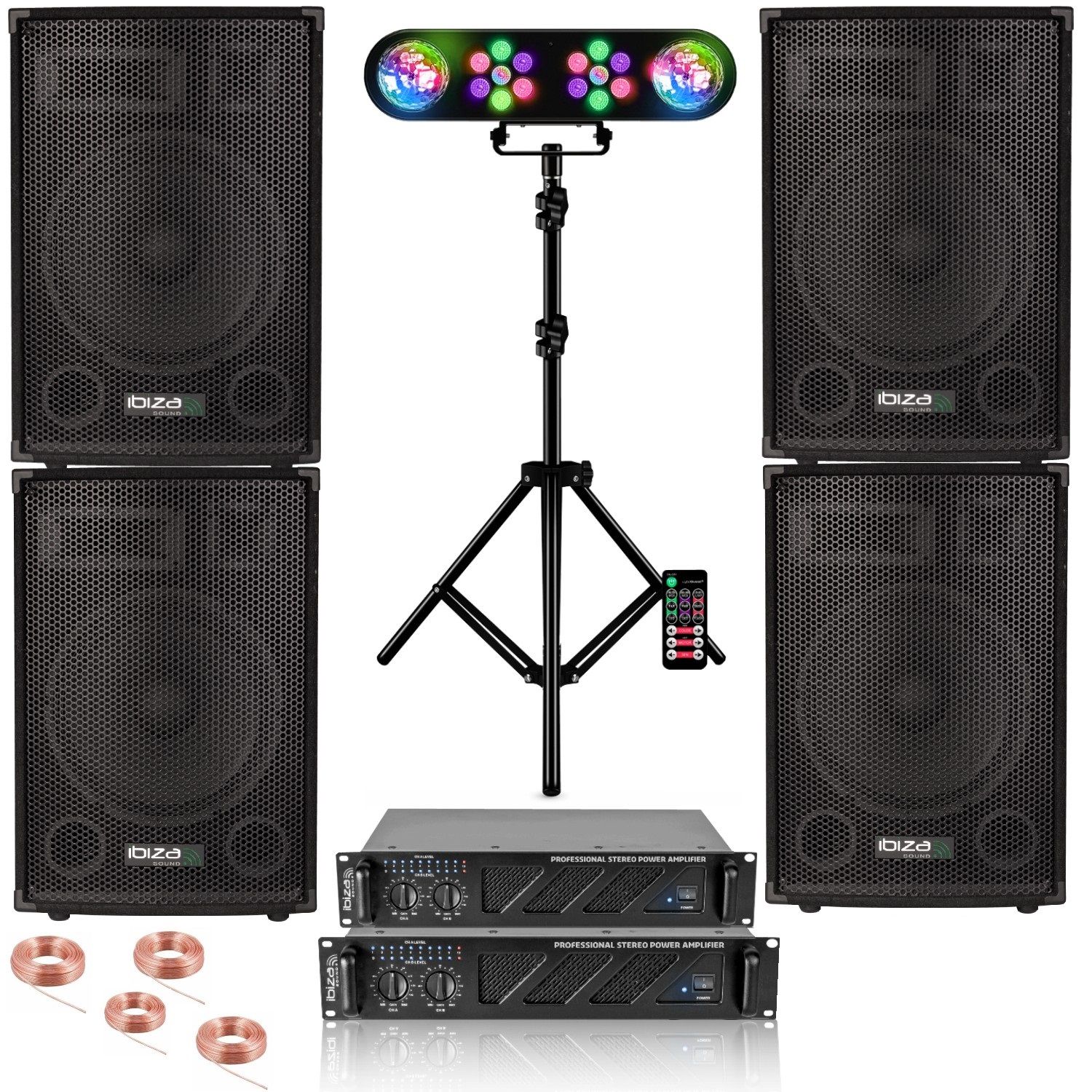 Ibiza Sound Pack Sono Ibiza Sound 4400W Total
