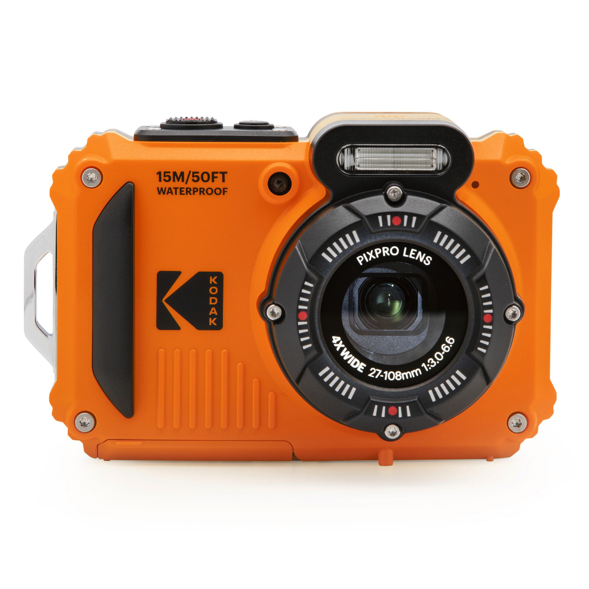 JK Imaging Company Compact Camera - 16.76MP - 1080p/30fps - Orange