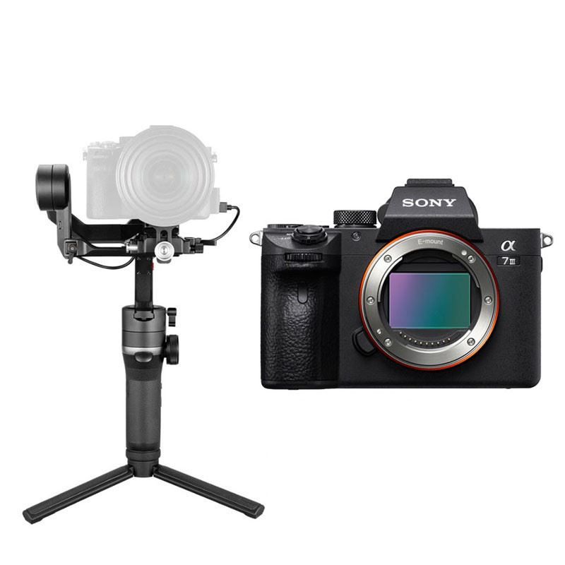 Sony Alpha 7 III Hybrid Camera - 24.2MP - 5-Axis Stabilization - Zhiyun Weebill S Included