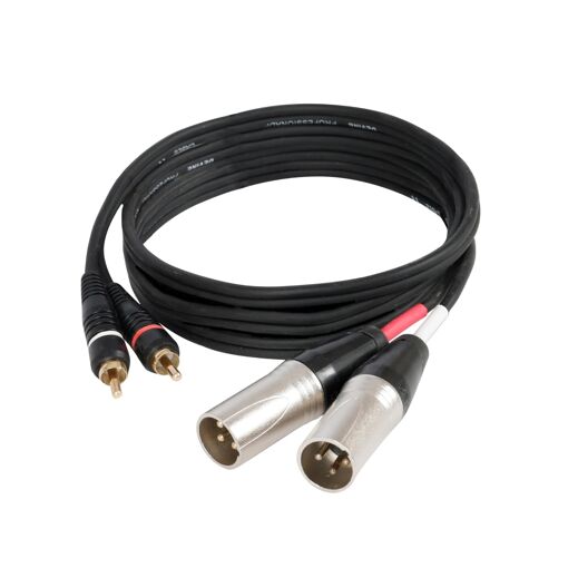 Cable Devine VA4015 2x XLR Masculino - 2x RCA Masculino 1,5 m