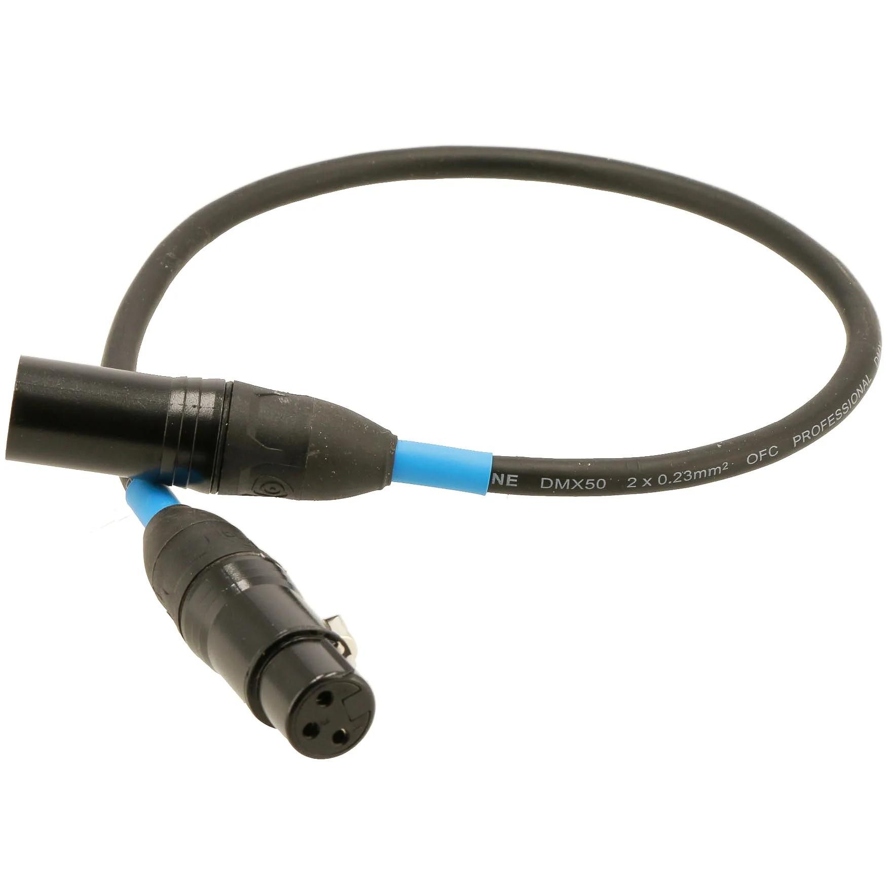 Devine 3-Pin XLR DMX Cable, 0.5m
