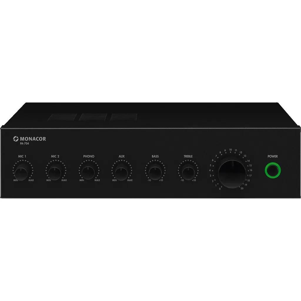 Monacor 35W Mono Mixing Amplifier PA-704