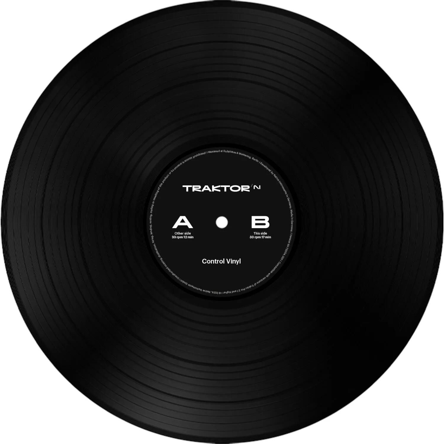 Native Instruments Traktor Control Vinyl, Black (2024 Edition)