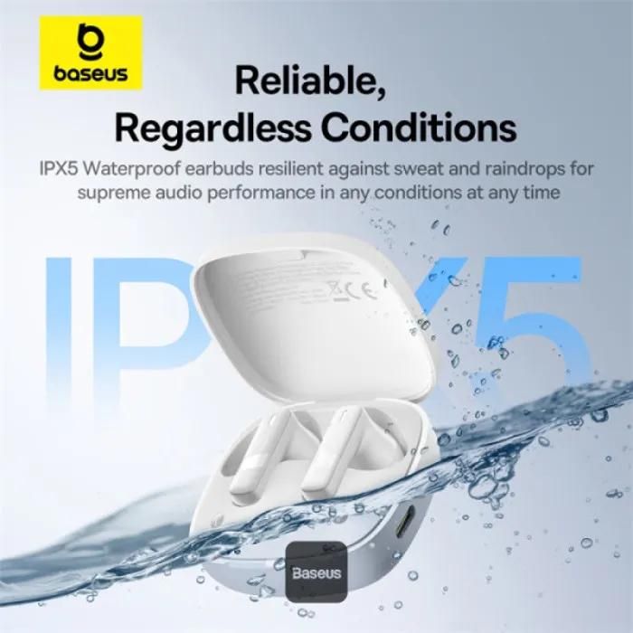 Écouteurs sans fil Baseus Bowie E20 True Wireless Stellar Blanc
