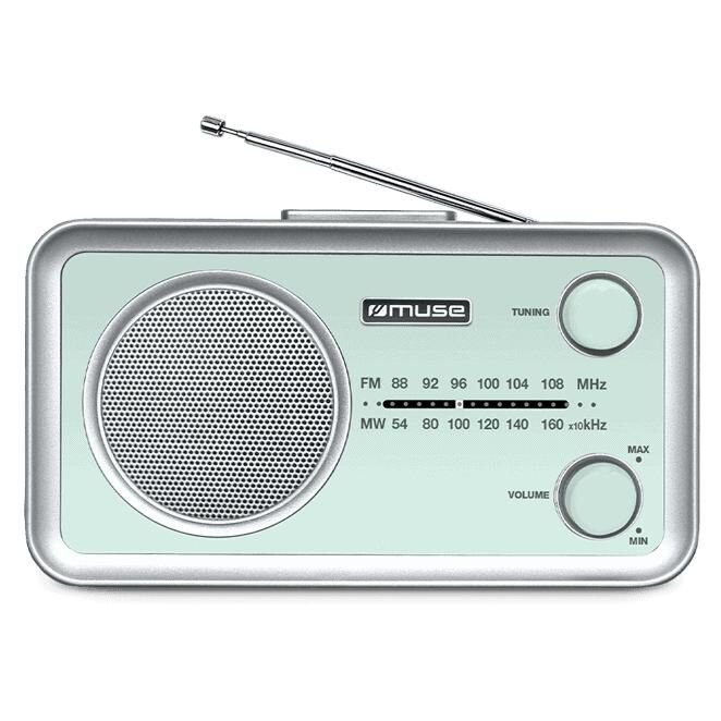 Radio analógica portátil Muse MF-060 AG - Verde