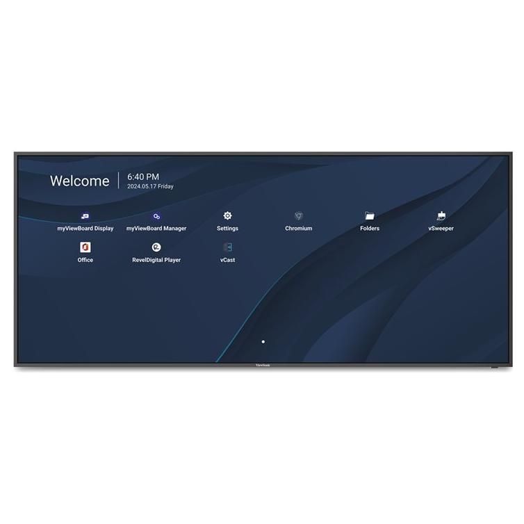 ViewSonic CDE105UW - 105-inch LED Display with Built-in Media Player - Android - 5K UHD - 500 cd/m²