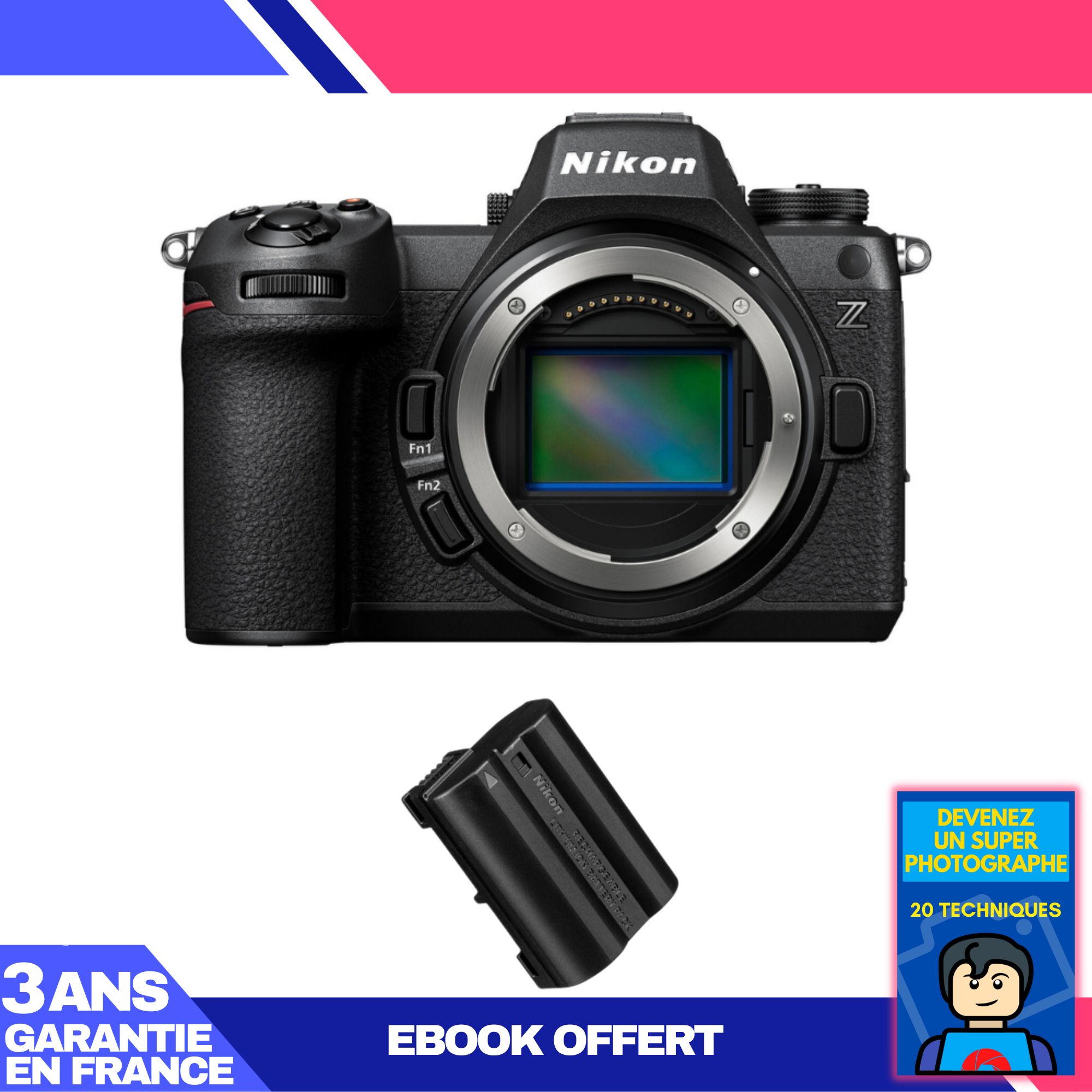 Nikon Z6 III Camera + EN-EL15c Battery + 'Become a Super Photographer' Ebook