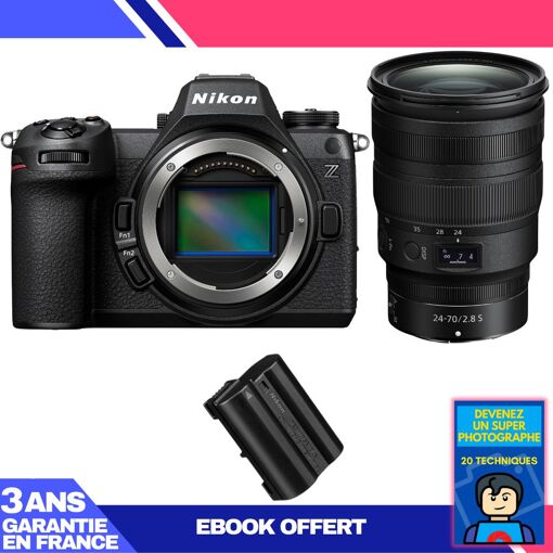 Nikon Z6 III + Z 24-70mm f/2.8 S Lens + EN-EL15c Battery + 'Become a Super Photographer' Ebook