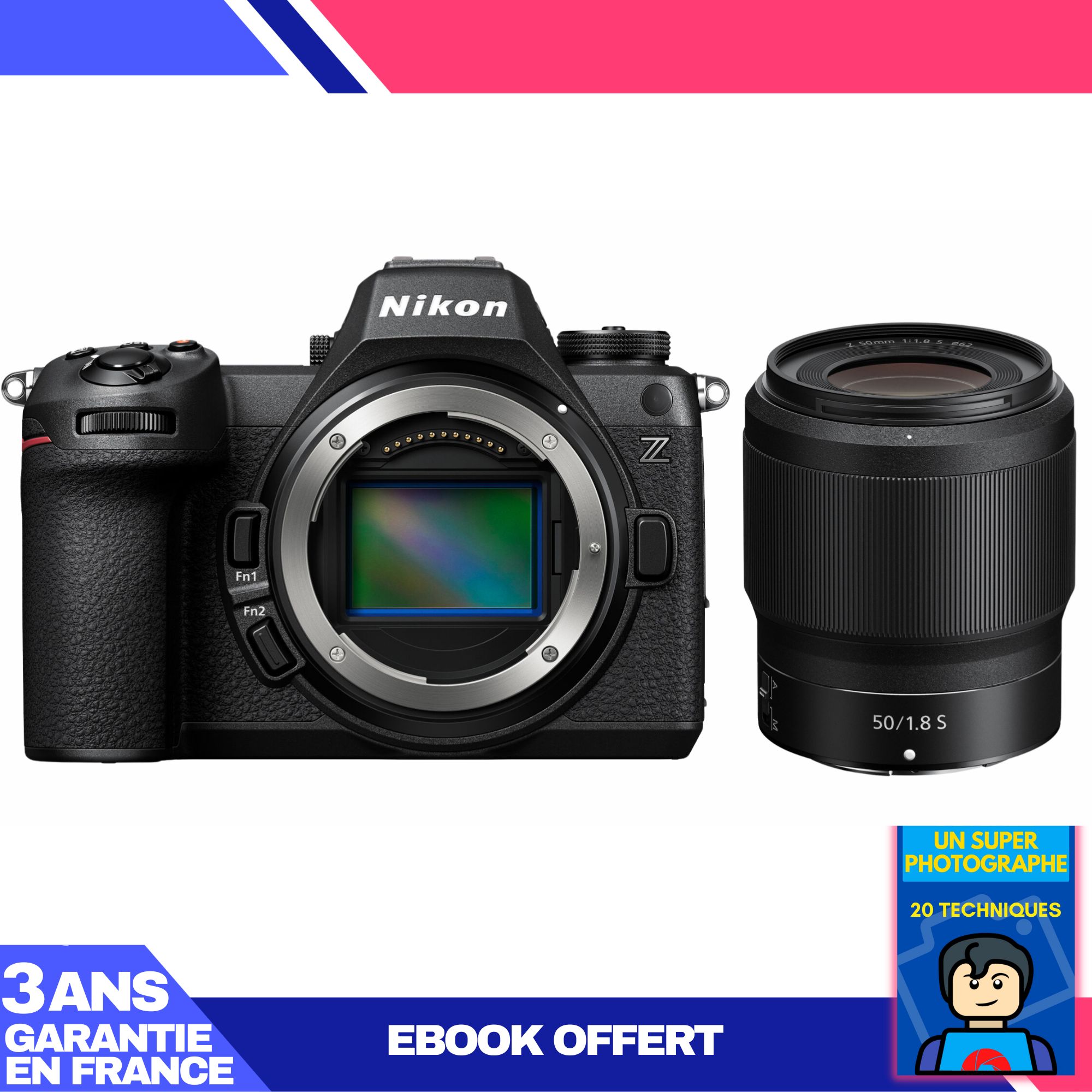 Nikon Z6 III Camera + Z 50mm f/1.8 S Lens + 'Become a Super Photographer' Ebook