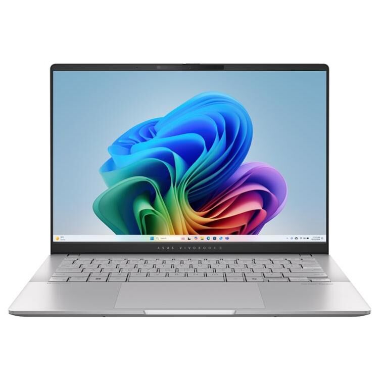 ASUS VivoBook S14 - Ryzen 7, 16GB RAM, 512GB SSD, AMD Radeon 780M, 14" Silver (AZERTY Keyboard)